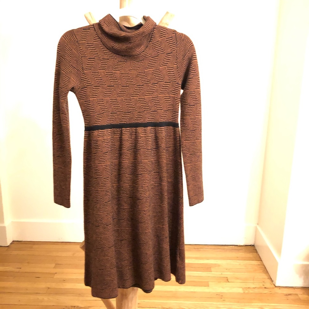 Qi cashmere geometric dress